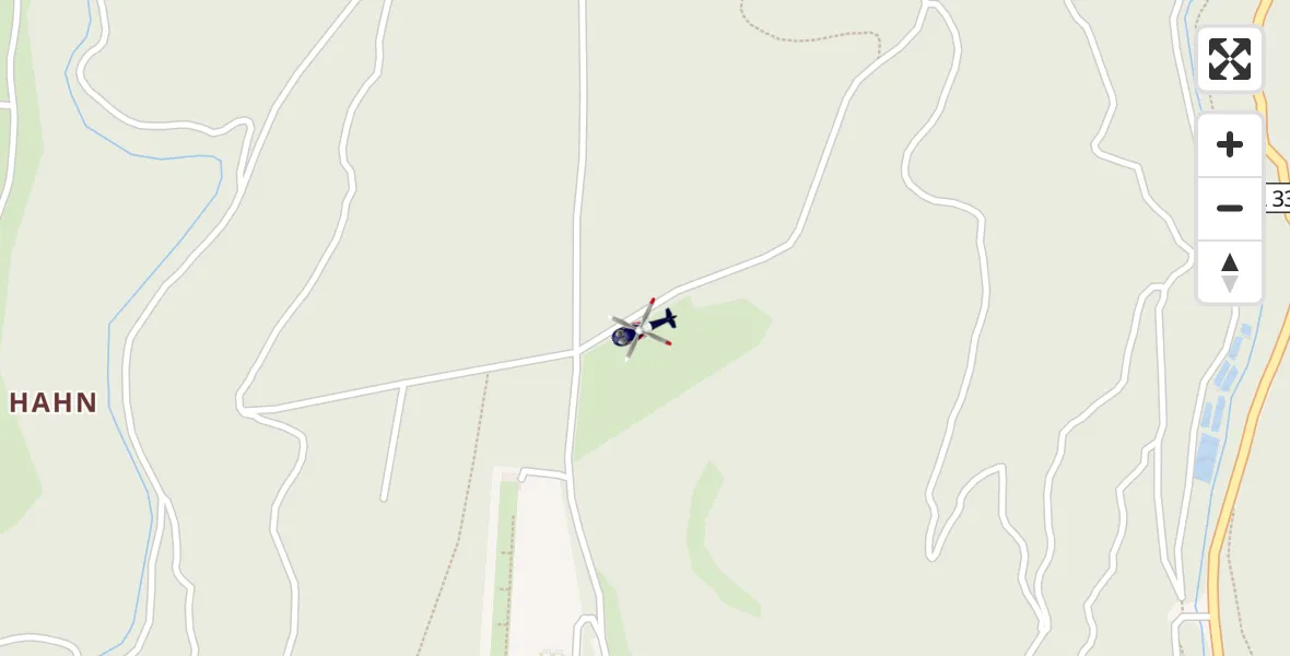 Flugroute Polizeihubschrauber Lorch - Lorch, 11 Juni 2026, 09:35