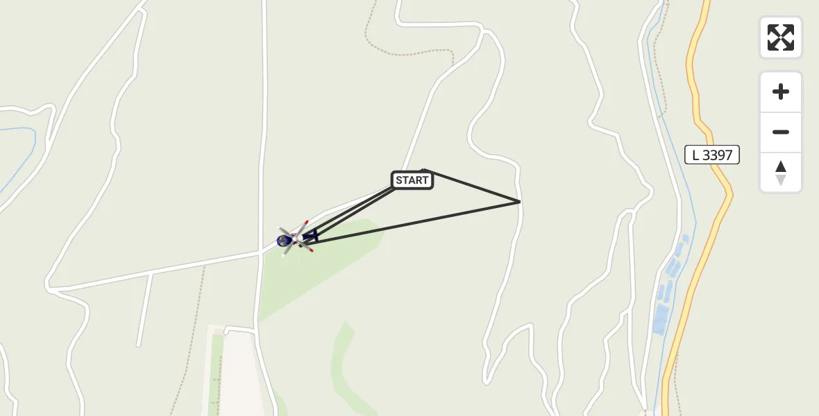 Flugroute Polizeihubschrauber Lorch - Lorch, 11 Juni 2026, 09:39