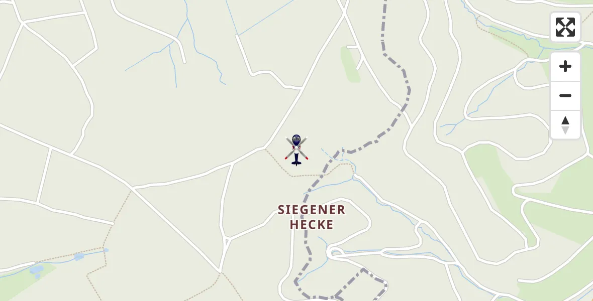 Flugroute Polizeihubschrauber Wenden - Wenden, 11 Juni 2026, 12:52