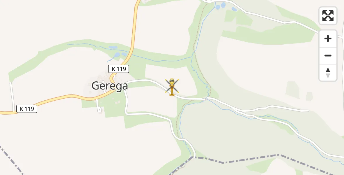 Flugroute Rettungshubschrauber Bürgel - Bürgel, 12 Juni 2026, 17:39