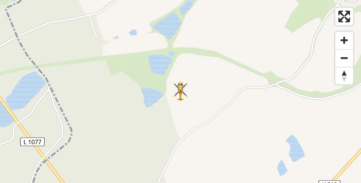Flugroute Rettungshubschrauber Moßbach - Moßbach, 13 Juni 2026, 13:48