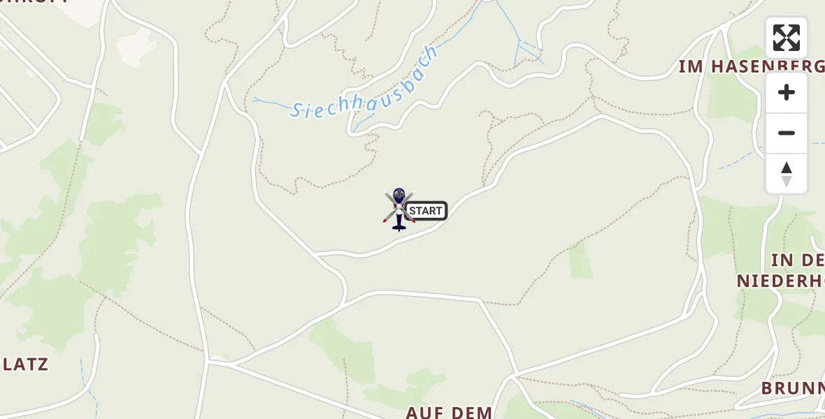 Flugroute Polizeihubschrauber Koblenz - Koblenz, 14 Juni 2026, 19:39