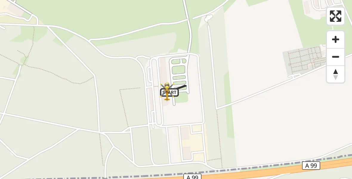 Flugroute Rettungshubschrauber Oberschleißheim - Oberschleißheim, 15 Juni 2026, 07:36