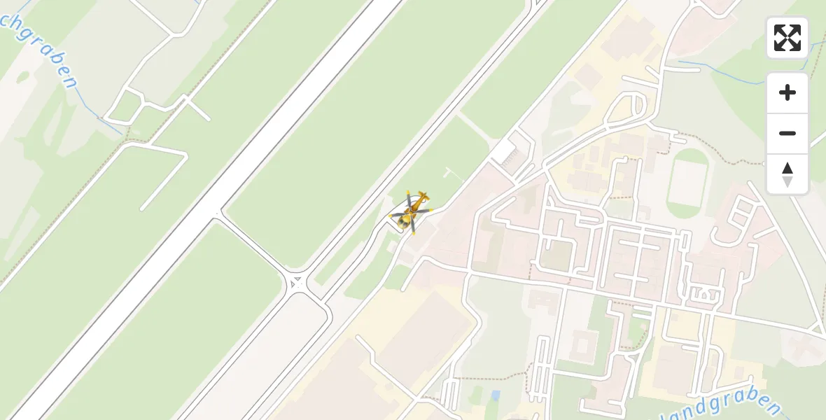 Flugroute Rettungshubschrauber Dresden Bundespolizei Hubschrauberlandeplatz - Dresden Bundespolizei Hubschrauberlandeplatz, 16 Juni 2026, 11:51