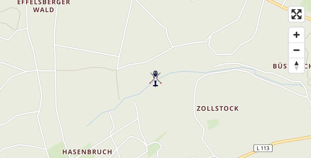 Flugroute Polizeihubschrauber Bad Münstereifel - Bad Münstereifel, 17 Juni 2026, 13:24