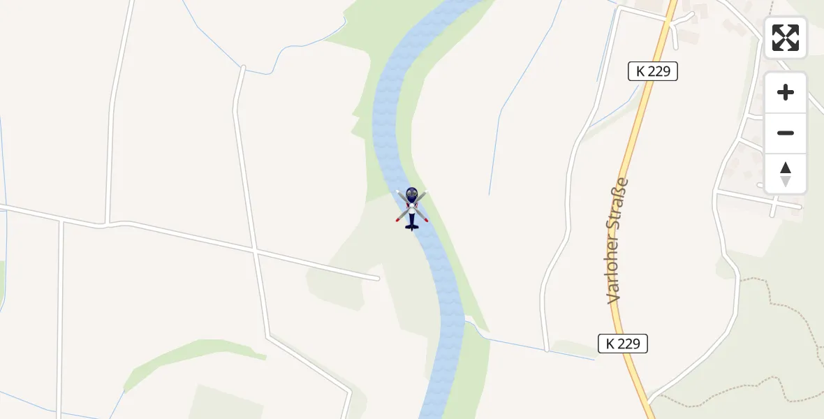 Flugroute Polizeihubschrauber Geeste - Geeste, 17 Juni 2026, 14:07