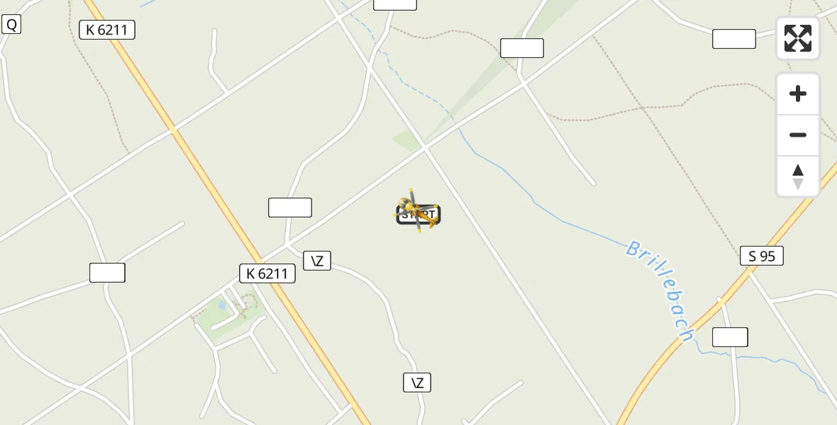 Flugroute Rettungshubschrauber Dresden - Dresden, 17 Juni 2026, 20:03