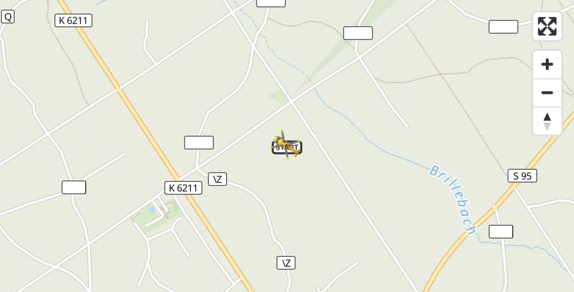 Flugroute Rettungshubschrauber Dresden - Dresden, 17 Juni 2026, 21:52