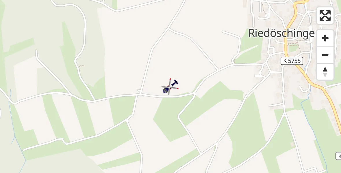 Flugroute Polizeihubschrauber Blumberg - Blumberg, 18 Juni 2026, 11:45