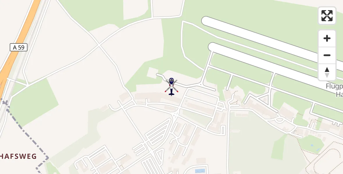 Flugroute Polizeihubschrauber Sankt Augustin - Sankt Augustin, 18 Juni 2026, 13:29
