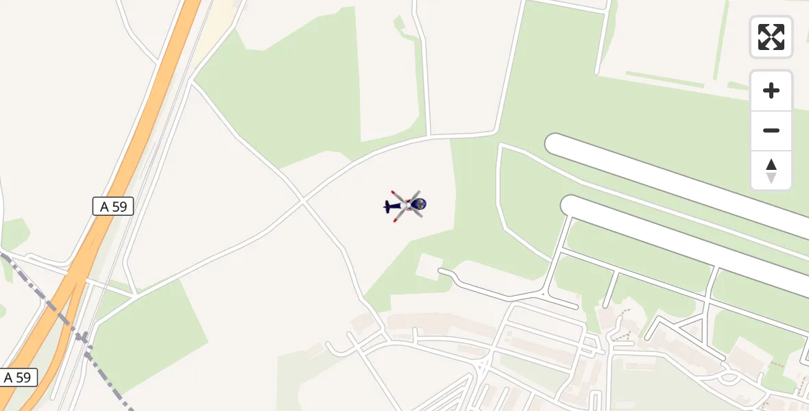 Flugroute Polizeihubschrauber Sankt Augustin - Sankt Augustin, 18 Juni 2026, 13:40