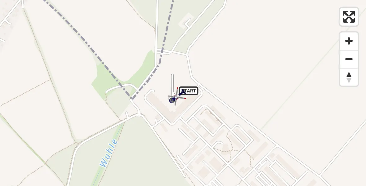 Flugroute Polizeihubschrauber Ahrensfelde Hubschrauberlandeplatz - Ahrensfelde Hubschrauberlandeplatz, 19 Juni 2026, 09:35