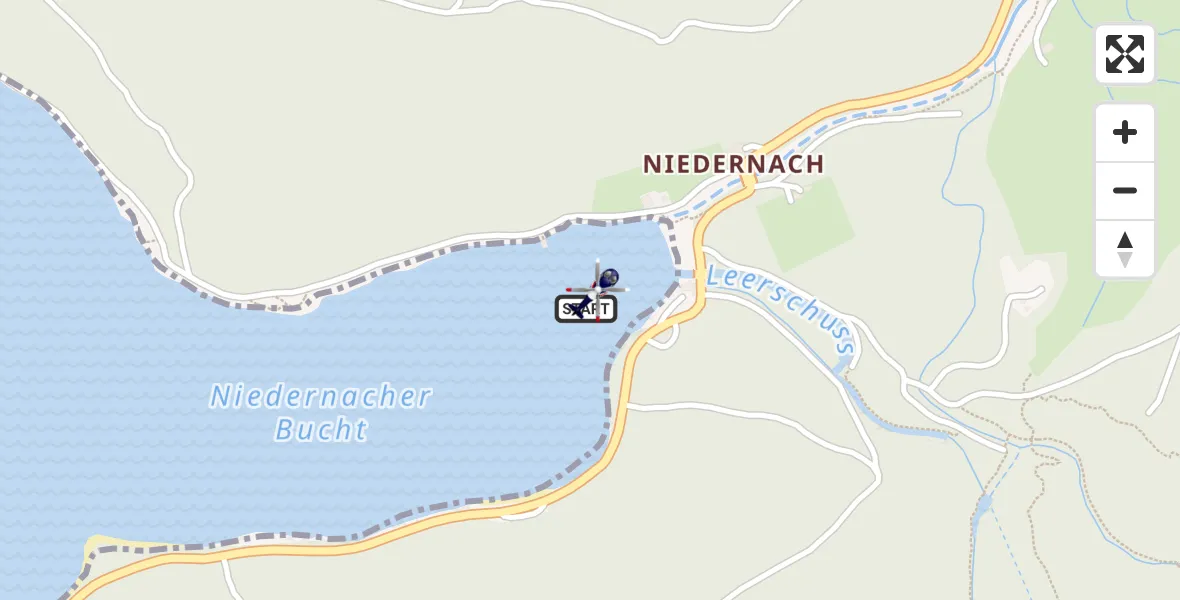 Flugroute Polizeihubschrauber Jachenau - Jachenau, 19 Juni 2026, 15:56
