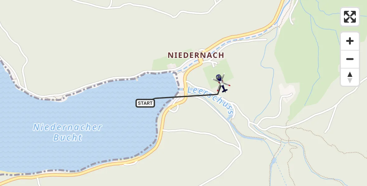 Flugroute Polizeihubschrauber Jachenau - Jachenau, 19 Juni 2026, 15:59