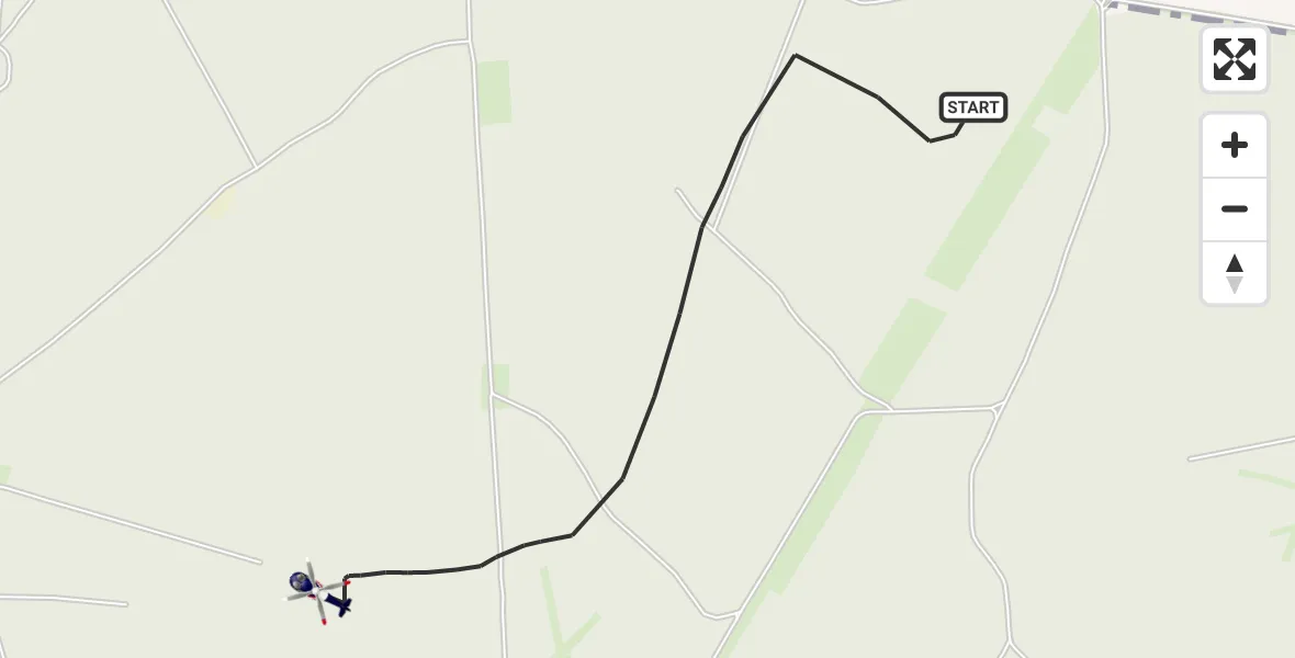 Flugroute Polizeihubschrauber Söhrewald - Söhrewald, 19 Juni 2026, 19:05