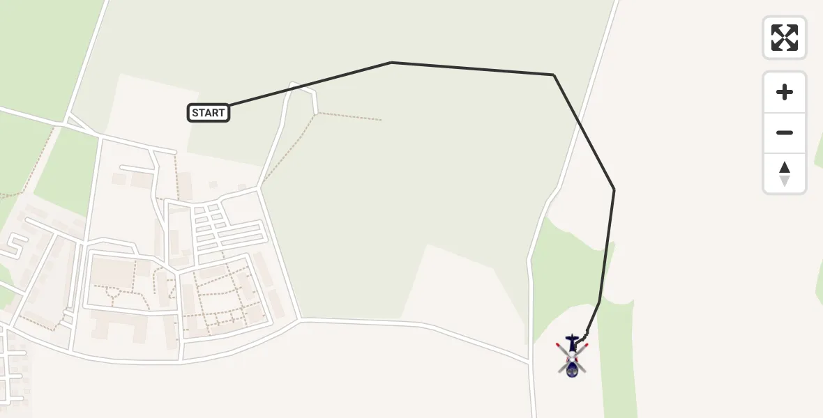 Flugroute Polizeihubschrauber Aschersleben - Aschersleben, 20 Juni 2026, 10:06