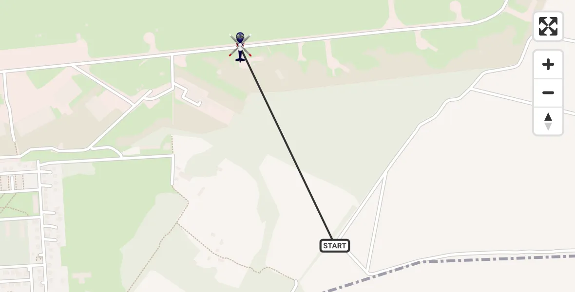 Flugroute Polizeihubschrauber Werneuchen - Werneuchen, 20 Juni 2026, 11:20