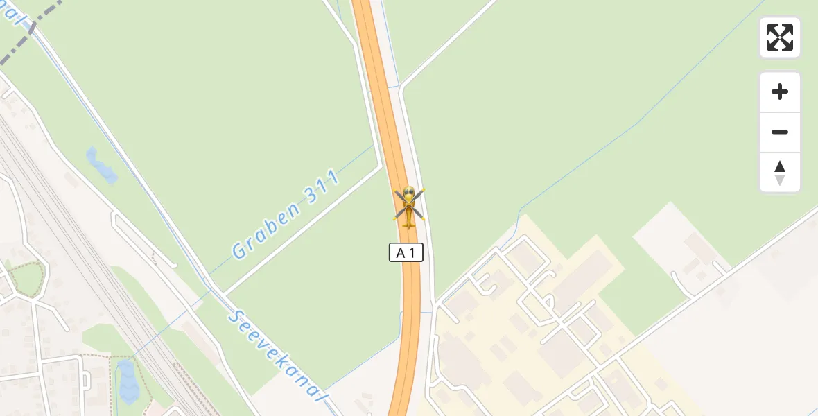 Flugroute Ambulanzhubschrauber Seevetal - Seevetal, 20 Juni 2026, 17:38