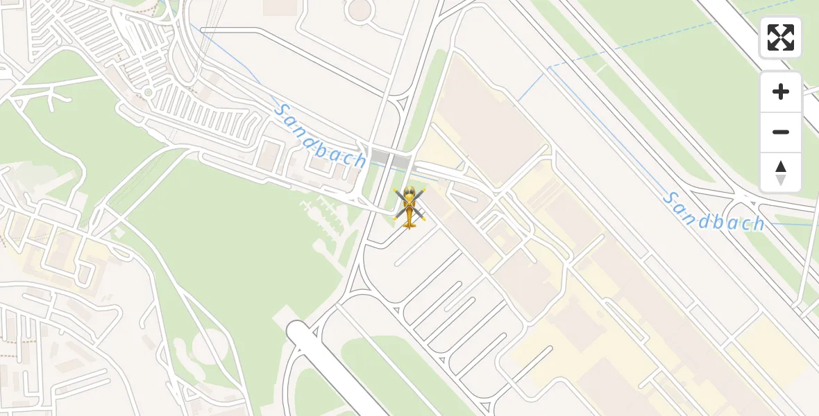 Flugroute Rettungshubschrauber Köln Bonn Flughafen - Köln Bonn Flughafen, 21 Juni 2026, 08:35