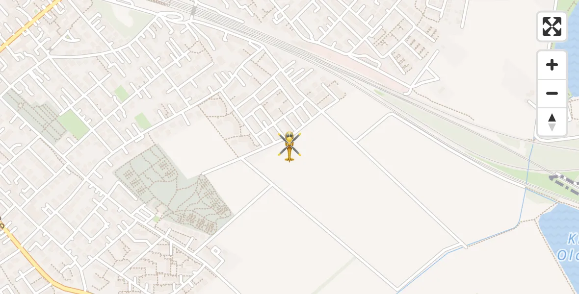 Flugroute Rettungshubschrauber Olching - Olching, 21 Juni 2026, 10:54