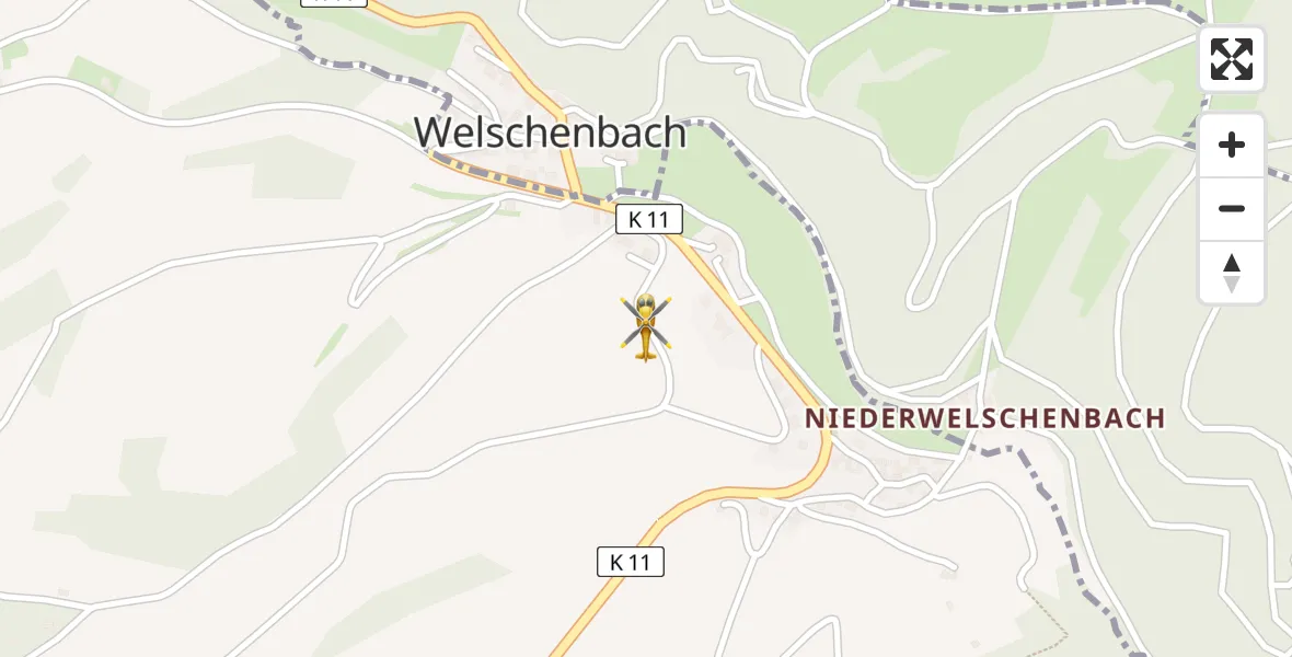 Flugroute Ambulanzhubschrauber Baar - Baar, 21 Juni 2026, 10:56