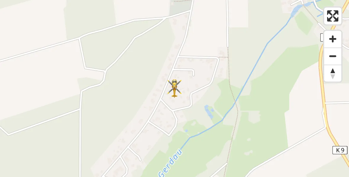 Flugroute Rettungshubschrauber Eimke - Eimke, 21 Juni 2026, 14:16
