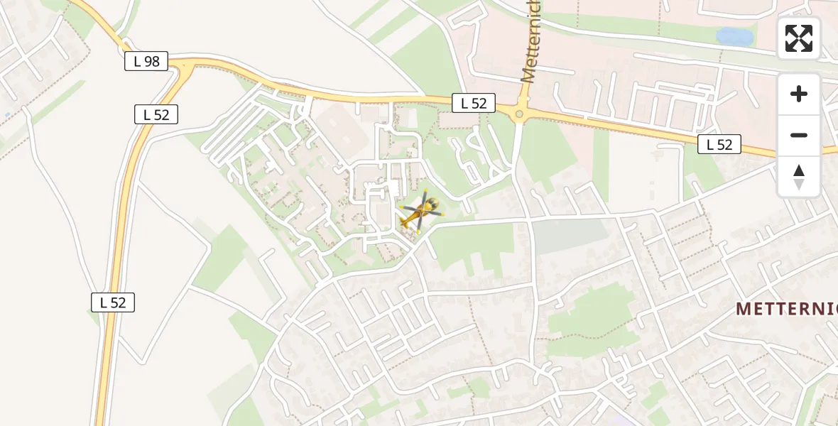 Flugroute Rettungshubschrauber Koblenz - Koblenz, 21 Juni 2026, 15:31