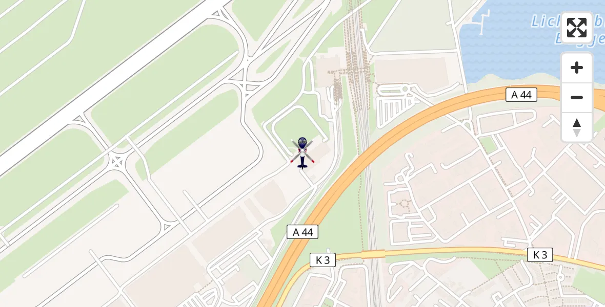 Flugroute Polizeihubschrauber Düsseldorf Flughafen - Düsseldorf Flughafen, 22 Juni 2026, 05:40