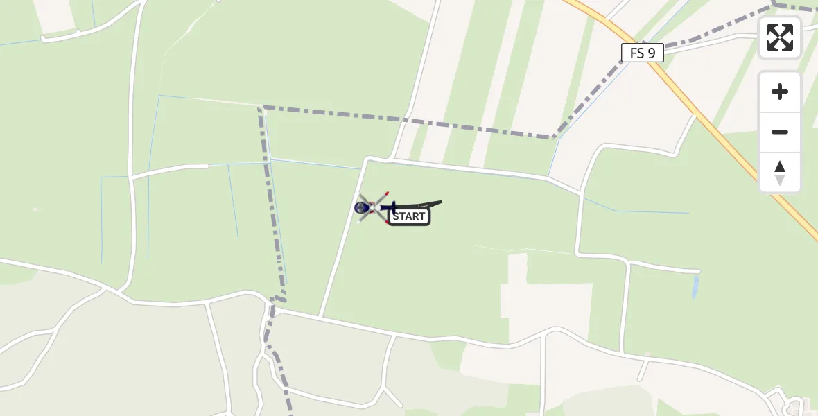 Flugroute Polizeihubschrauber Freising - Freising, 22 Juni 2026, 09:42