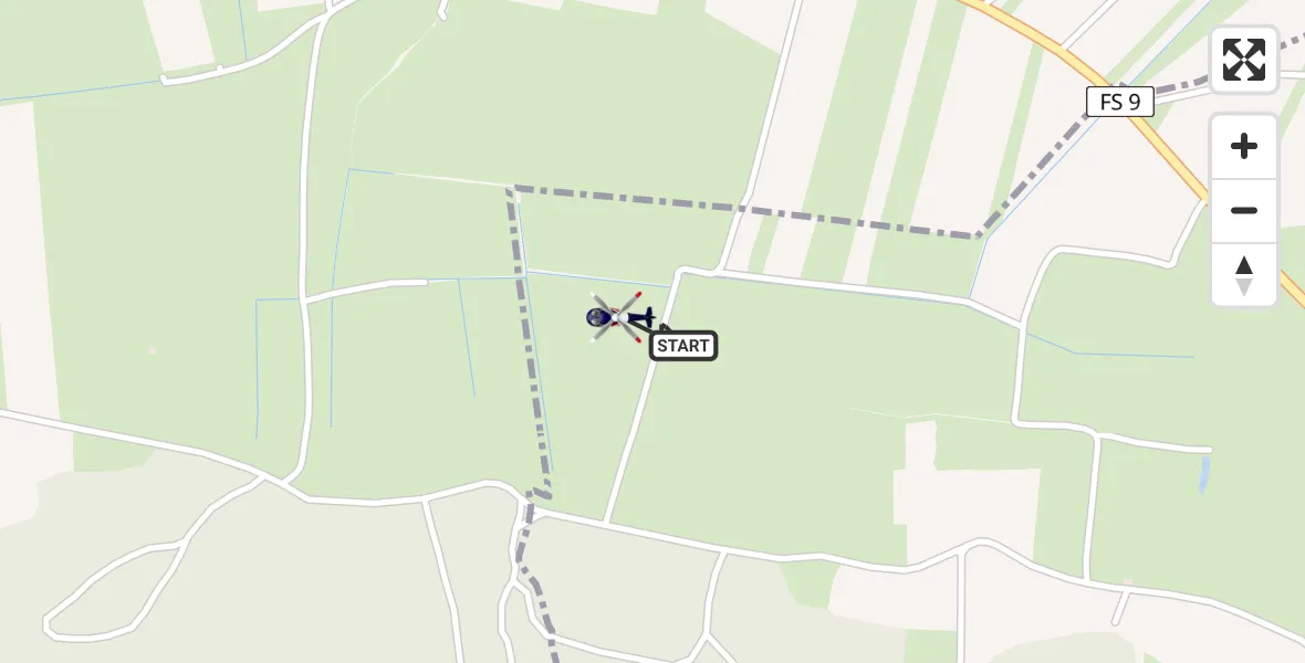 Flugroute Polizeihubschrauber Freising - Freising, 22 Juni 2026, 09:58