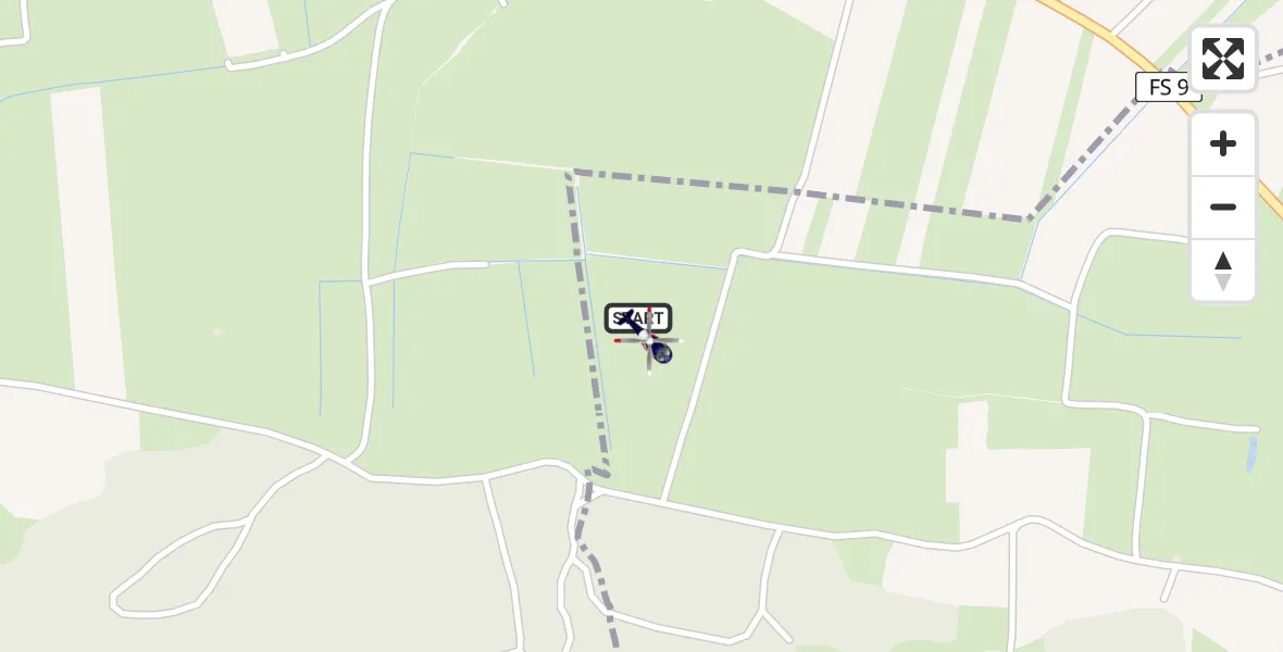 Flugroute Polizeihubschrauber Freising - Freising, 22 Juni 2026, 10:05