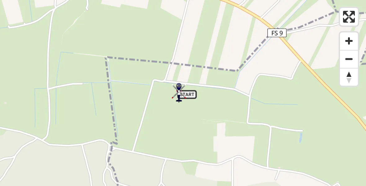 Flugroute Polizeihubschrauber Freising - Freising, 22 Juni 2026, 11:35