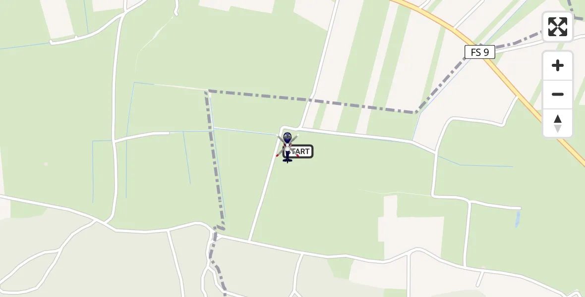 Flugroute Polizeihubschrauber Freising - Freising, 22 Juni 2026, 11:50