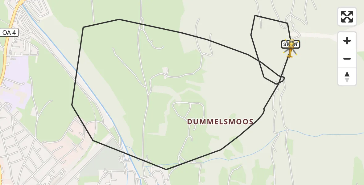 Flugroute Rettungshubschrauber Oberstdorf - Oberstdorf, 22 Juni 2026, 14:09