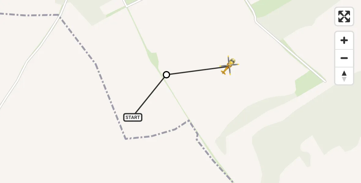 Flugroute Rettungshubschrauber Mertendorf - Schkölen, 22 Juni 2026, 18:04