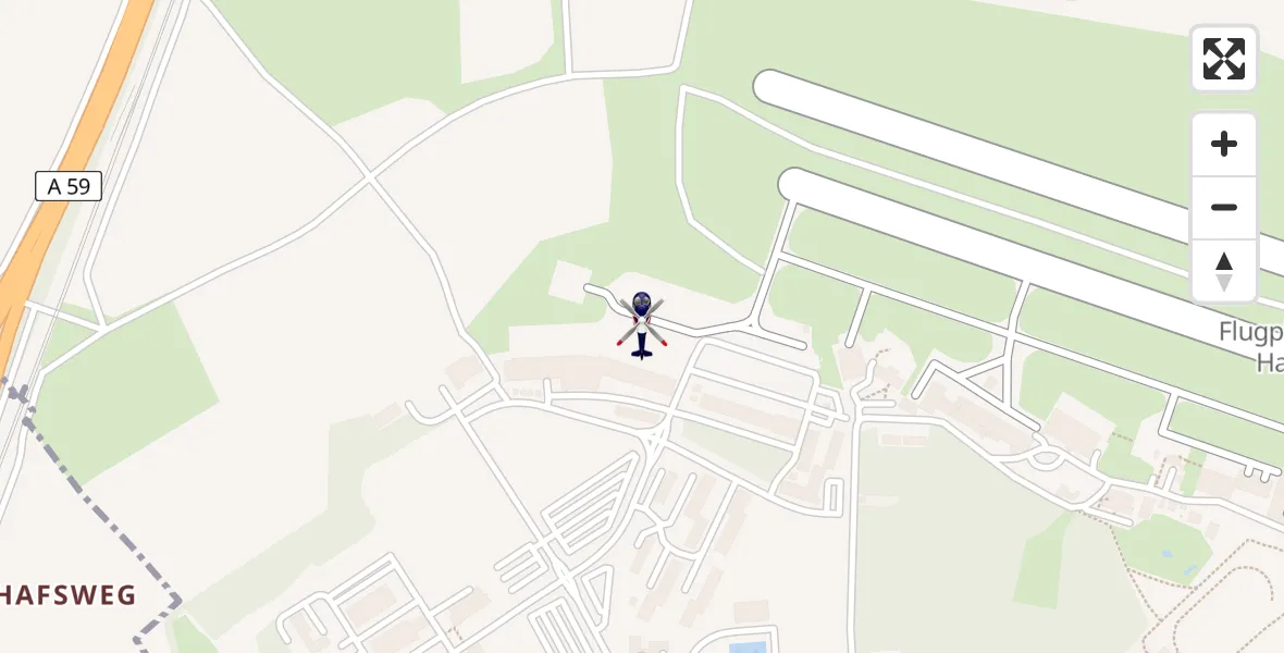 Flugroute Polizeihubschrauber Sankt Augustin - Sankt Augustin, 23 Juni 2026, 08:30