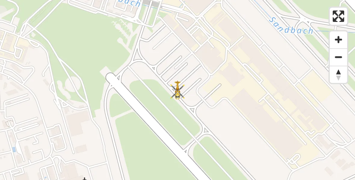 Flugroute Rettungshubschrauber Köln Bonn Flughafen - Köln Bonn Flughafen, 23 Juni 2026, 10:31