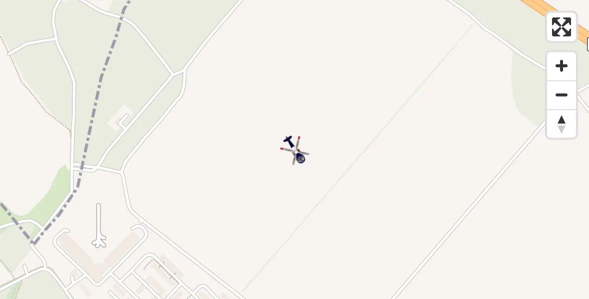 Flugroute Polizeihubschrauber Ahrensfelde - Ahrensfelde, 23 Juni 2026, 11:01