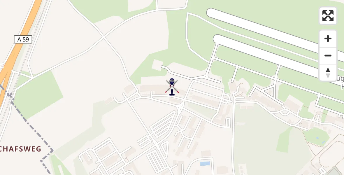 Flugroute Polizeihubschrauber Sankt Augustin - Sankt Augustin, 23 Juni 2026, 13:15