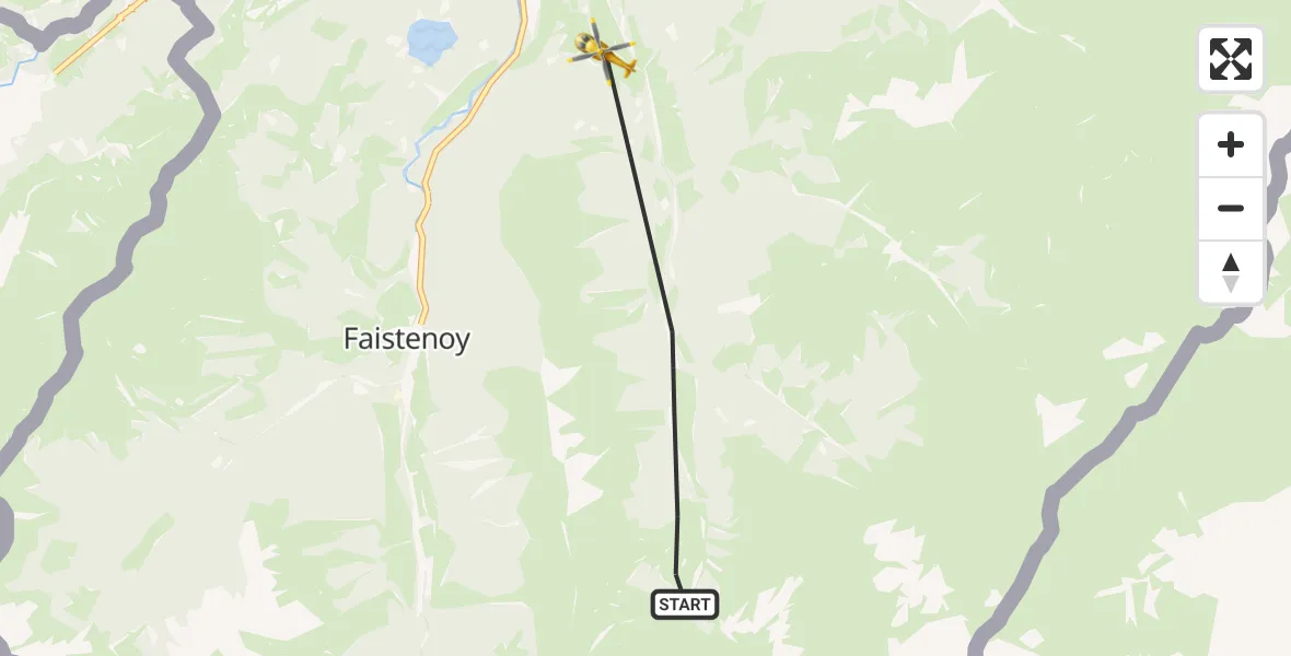 Flugroute Rettungshubschrauber Oberstdorf - Oberstdorf, 23 Juni 2026, 14:01