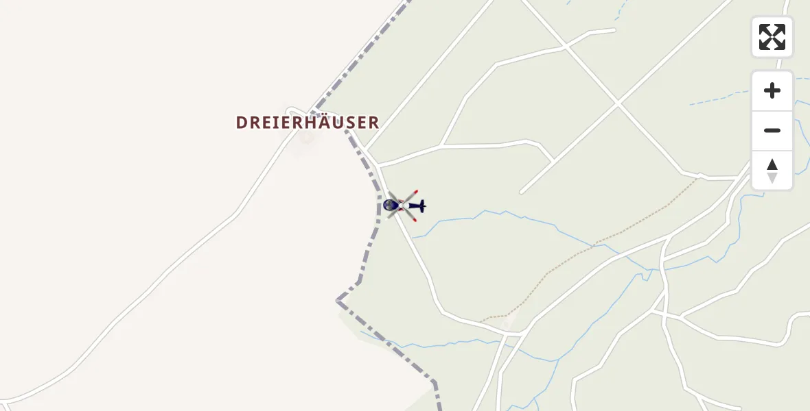 Flugroute Polizeihubschrauber Nossen - Nossen, 24 Juni 2026, 11:11