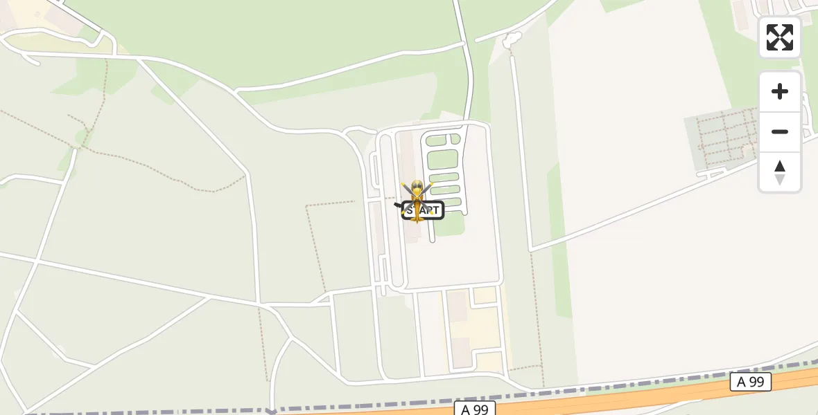 Flugroute Rettungshubschrauber Oberschleißheim - Oberschleißheim, 25 Juni 2026, 07:58