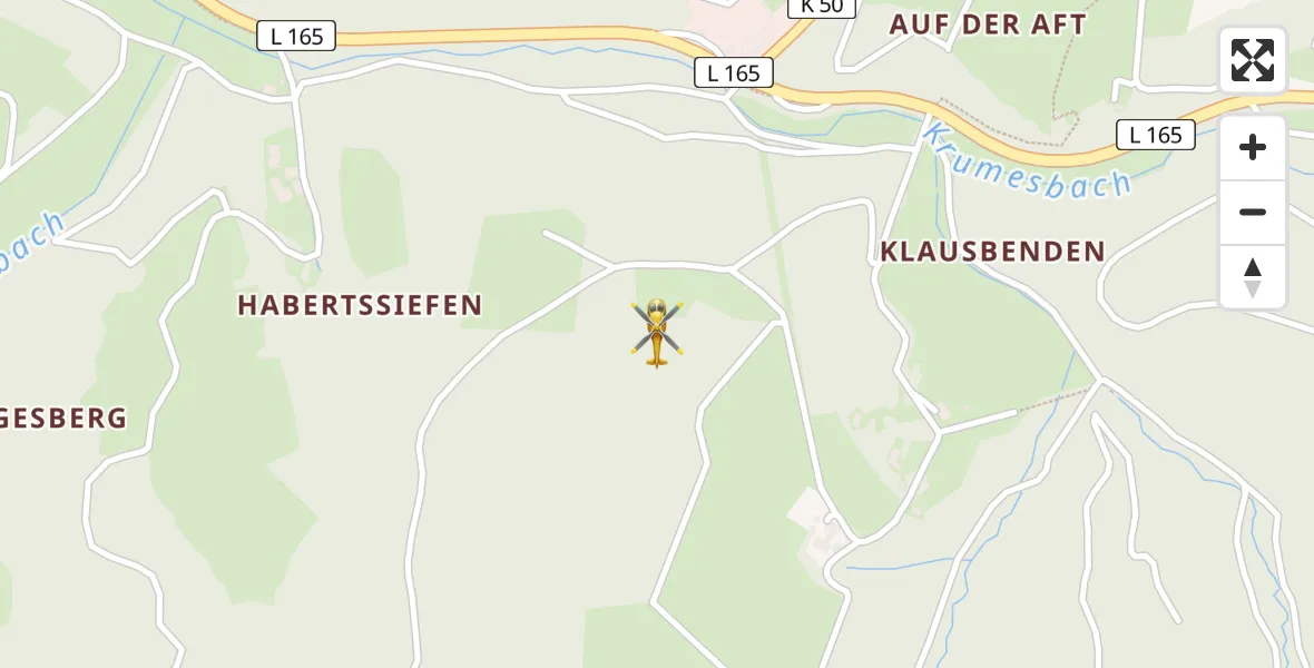 Flugroute Ambulanzhubschrauber Bad Münstereifel - Bad Münstereifel, 25 Juni 2026, 09:27