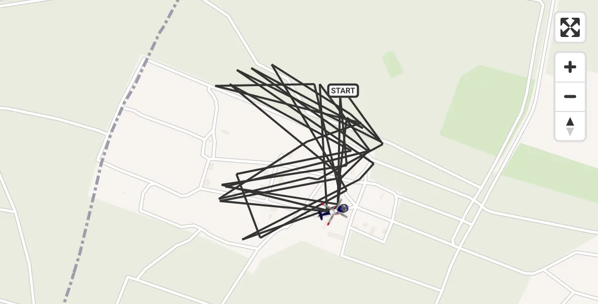 Flugroute Polizeihubschrauber Beelitz - Beelitz, 25 Juni 2026, 10:15