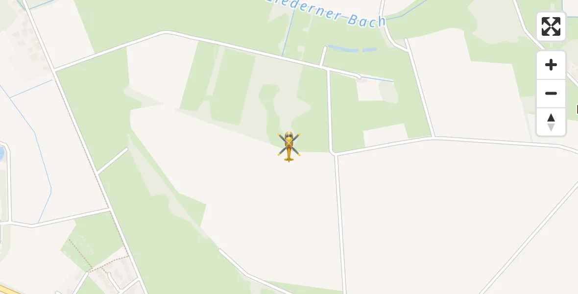 Flugroute Rettungshubschrauber Uelzen - Uelzen, 25 Juni 2026, 13:09