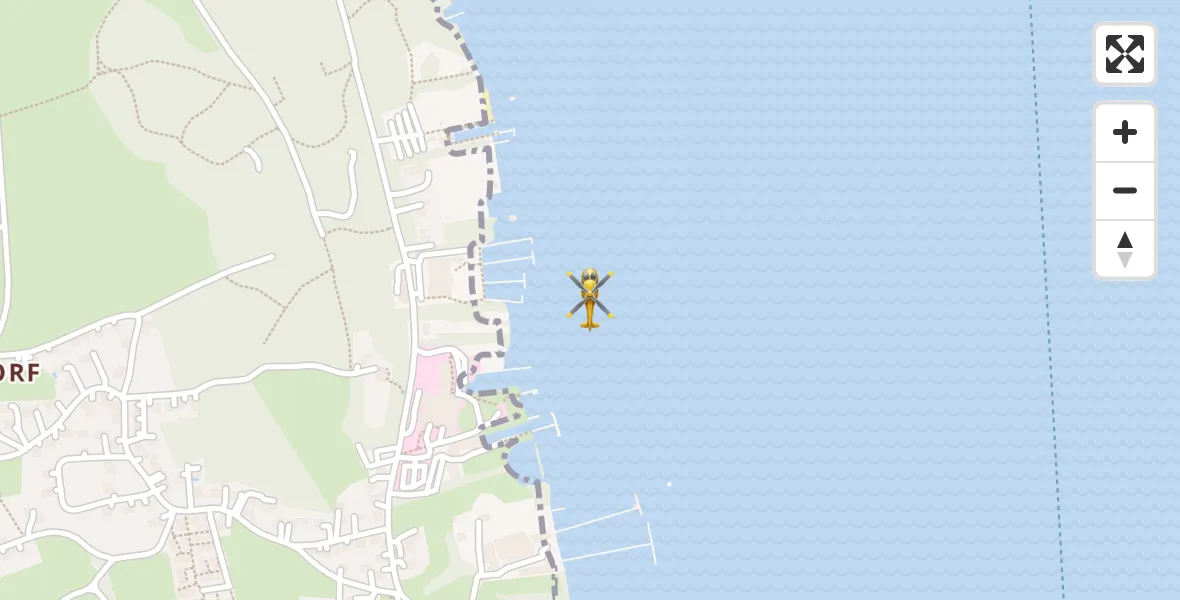 Flugroute Rettungshubschrauber RoMed Hospital Prien - RoMed Hospital Prien, 26 Juni 2026, 13:04