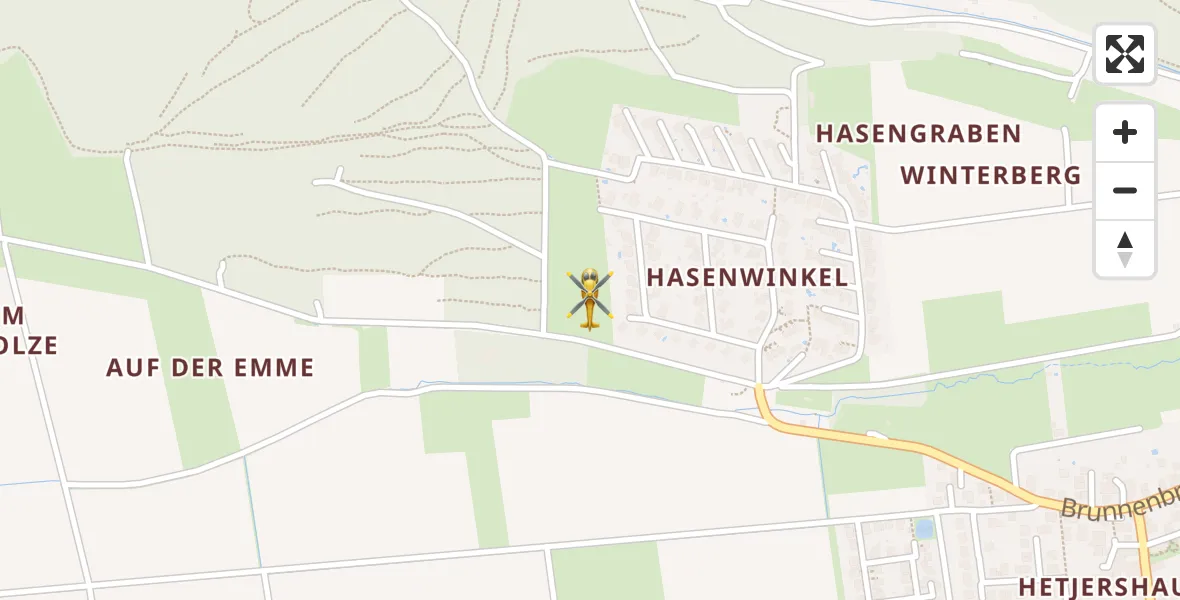 Flugroute Rettungshubschrauber Göttingen - Göttingen, 26 Juni 2026, 18:28