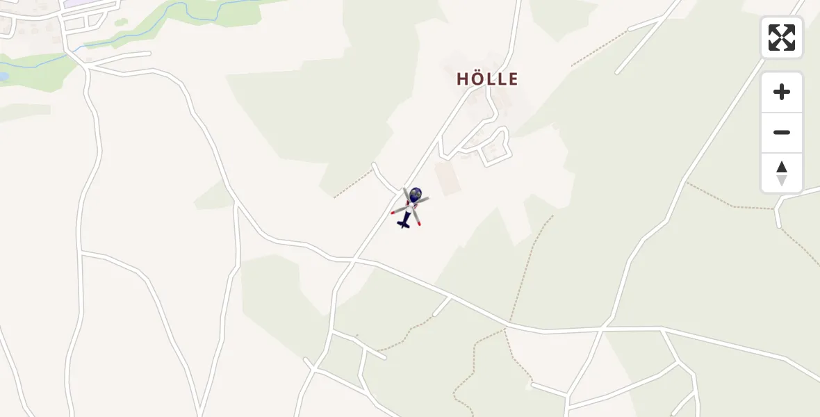 Flugroute Polizeihubschrauber Neudrossenfeld - Neudrossenfeld, 26 Juni 2026, 21:37