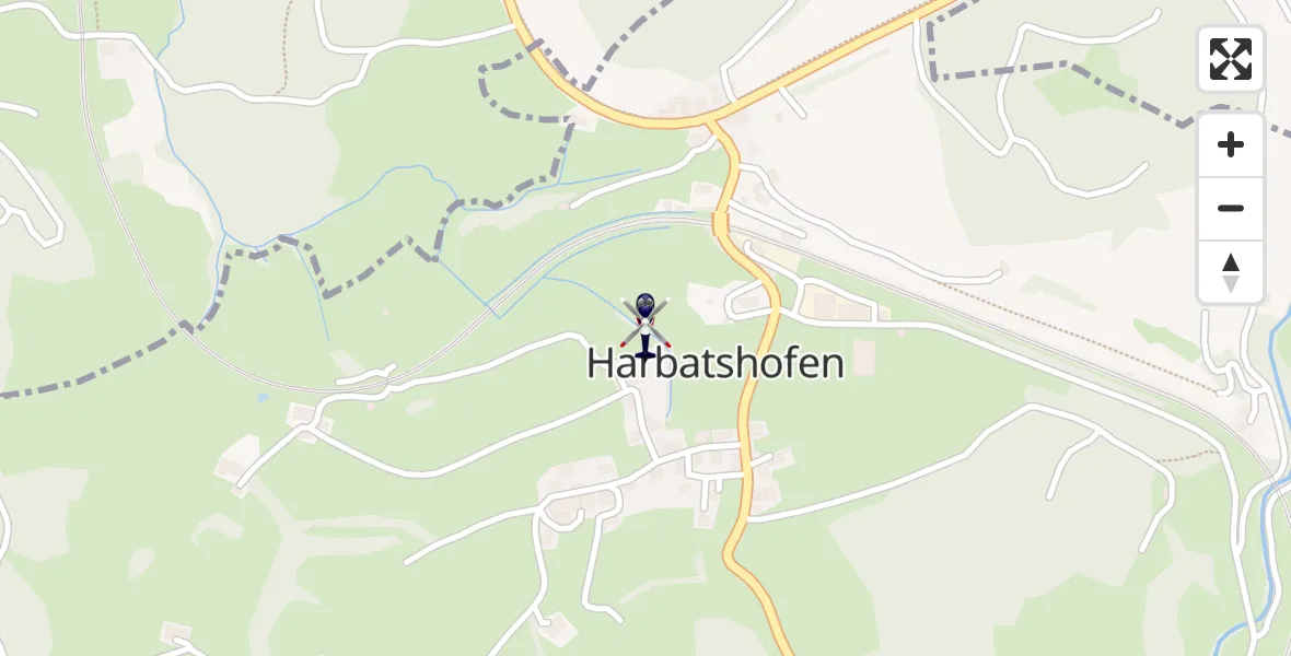 Flugroute Polizeihubschrauber Stiefenhofen - Stiefenhofen, 27 Juni 2026, 07:16