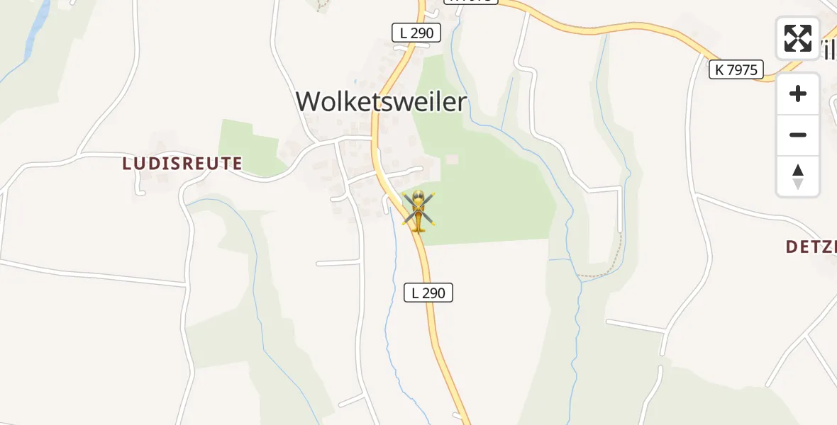 Flugroute Rettungshubschrauber Horgenzell - Horgenzell, 27 Juni 2026, 07:31